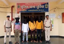 राजनांदगांव : शांति व्यवस्था भंग करने वालों पर छुरिया पुलिस की कार्रवाई…