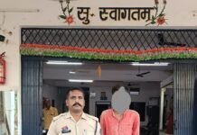 राजनांदगांव:शांति भंग करने वाले बदमाश पर चिखली पुलिस की कार्रवाई…