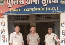 राजनांदगांव:पशु तस्करी के मुख्य आरोपी की गिरफ्तारी…