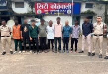 राजनांदगांव:कोतवाली पुलिस ने फरार वारंटियों की बड़ी गिरफ्तारी…