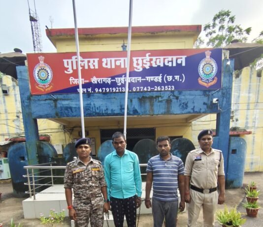 खैरागढ़ : छुईखदान पुलिस की बड़ी कार्रवाई दो गौ-तस्कर गिरफ्तार 10 मवेशी हुए मुक्त…