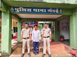 गंडई:पति पत्नी की हत्या करने वाला आरोपी चंद घंटो में गिरफ्तार…