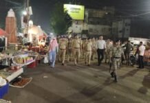 राजनांदगांव : दीपावली पर्व पर सुरक्षा को लेकर फ्लैग मार्च…
