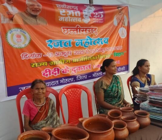 मोहला:दीयों से नहीं आत्मनिर्भरता से रोशन हुई दीपावली बिहान समूह की प्रेरणादायक पहल…