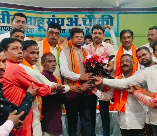 राजनांदगांव:भाजपा पिछड़ा वर्ग मोर्चा के नव नियुक्त अध्यक्ष व पूर्व विधायक का अंबागढ़ चौकी में पदभार ग्रहण करने के पश्चात् प्रथम आगमन हुआ…