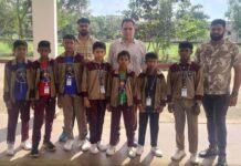 राजनांदगांव : चतुर्थ राष्ट्रीय खेल प्रतियोगिता के लिए एकलव्य विद्यालय पेण्ड्री के 8 छात्रों का चयन…