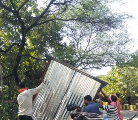 राजनांदगांव: गौरव पथ में अवैध रूप से लगे ठेला खोमचा निगम का अतिक्रमण दस्ता ने हटाया…