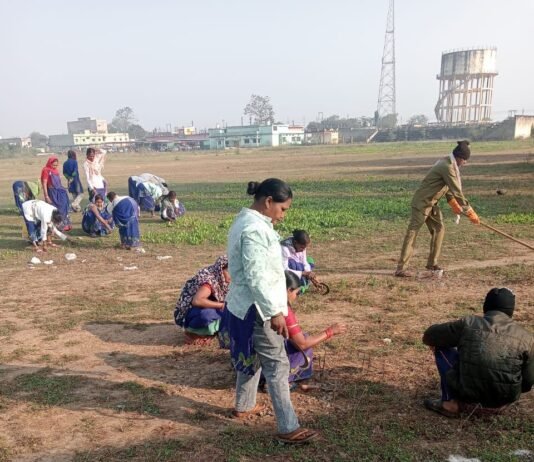 राजनांदगांव: डोंगरगांव जनसहयोग मैदान मे, जन सहयोग से की गई सफाई…