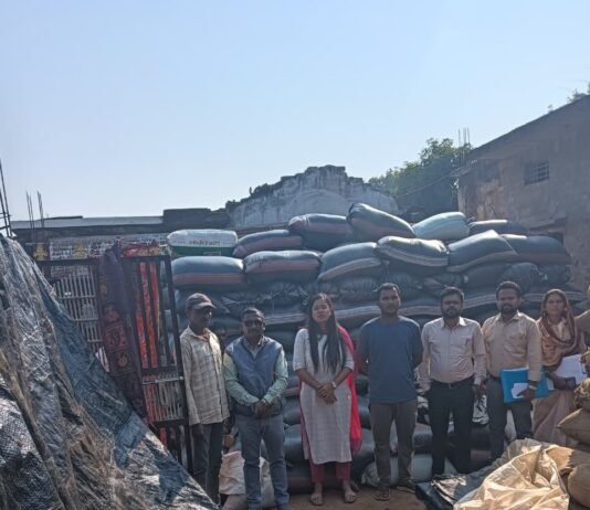 मोहला: अवैध धान भंडारण पर खाद्य एवं राजस्व विभाग की कार्रवाई जारी, 223.20 क्विंटल अवैध धान जब्त…