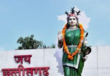 रायपुर : मुख्यमंत्री ने छत्तीसगढ़ महतारी की प्रतिमा पर माल्यार्पण कर उन्हें नमन किया…