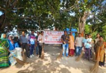 राजनंादगांव:मोहारा शिवनाथ नदी तट एवं पुन्नी मेला स्थल में चला स्वच्छता अभियान…