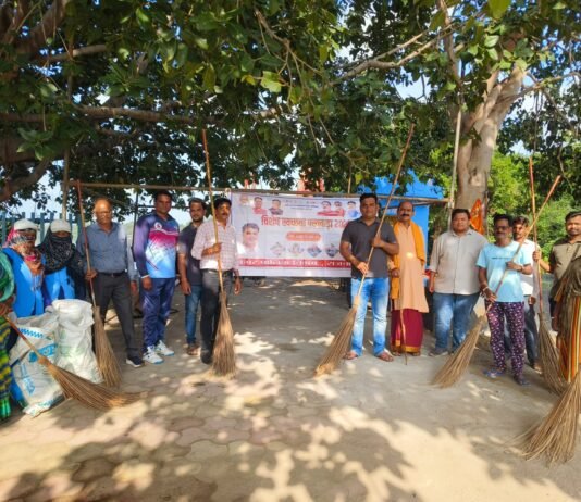 राजनंादगांव:मोहारा शिवनाथ नदी तट एवं पुन्नी मेला स्थल में चला स्वच्छता अभियान…