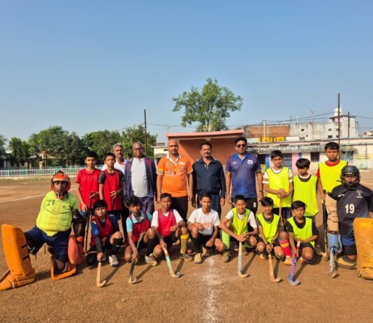 राजनांदगांव:भारतीय हॉकी के 100 वर्ष पूर्ण होने पर राजनांदगांव में साप्ताहिक कार्यक्रमों का आयोजन…