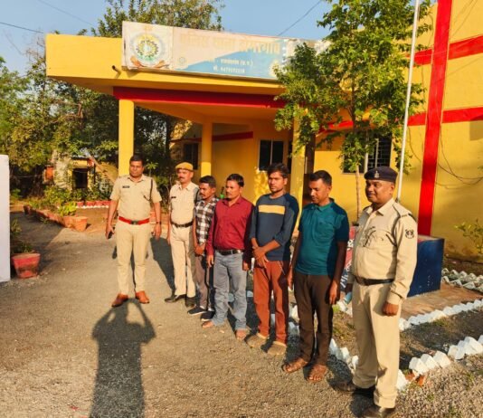 राजनांदगांव: गुण्डा बदमाशों की परेड लेकर की गई प्रतिबंधात्मक कार्रवाई भेजे गए जेल…