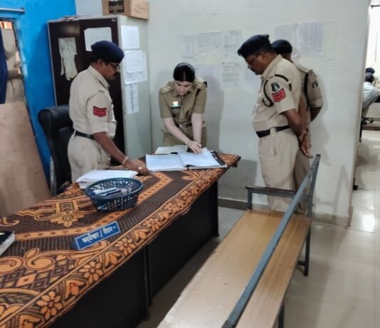 राजनांदगांव: एसपी ने किया थानों का अवचक निरीक्षण…