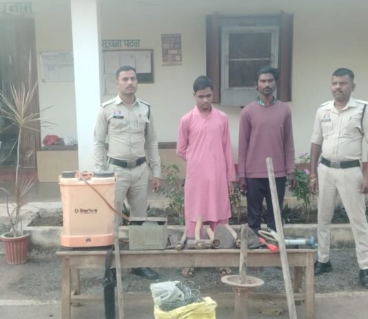 राजनांदगांव: तुमड़ीबोड़ पुलिस की बड़ी कार्रवाई चोरी के कृषि उपकरण बरामद दो आरोपी गिरफ्तार…