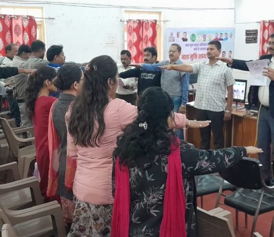 राजनांदगांव: नशा मुक्त भारत के लिए नगर निगम में ली गई शपथ…