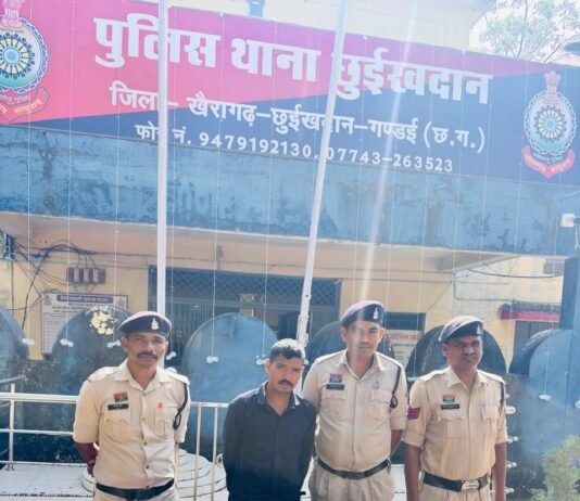खैरागढ़: नकली पुलिस बनकर ठगी करने वाला गिरफ्तार…