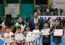 राजनांदगांव: वेस्टजोन कराते चौंपियनशिप में संस्कारधानी के खिलाड़ियों ने जीते 09 पदक…