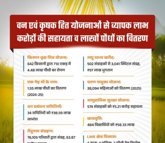 मोहला: हरियाली से खुशहाली आर्थिक रूप से सशक्त हुए जिले के ग्रामीण…