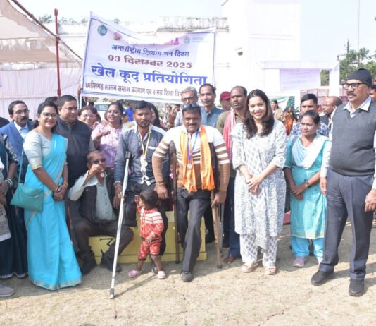 राजनांदगांव: अंतर्राष्ट्रीय दिव्यांगजन दिवस के अंतर्गत जिला स्तरीय कार्यक्रम का हुआ आयोजन…
