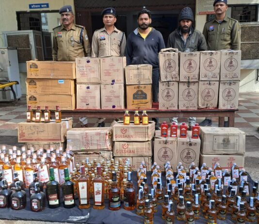राजनांदगांव: 7.46 लाख की अवैध शराब व कार जप्त ,दो आरोपी गिरफ्तार…