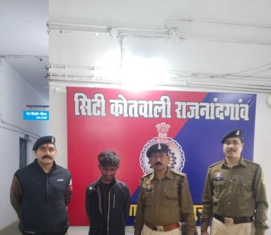 राजनांदगांव: कोतवाली पुलिस की कार्रवाई,आदतन आरोपी से 50 पौवा अवैध शराब व स्कूटी जप्त…