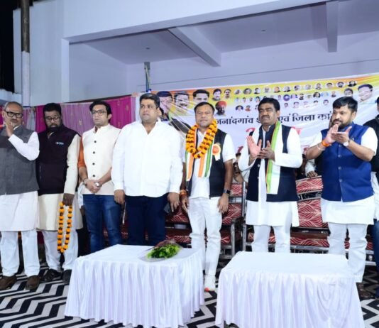 राजनांदगांव: नवनियुक्त शहर व ग्रामीण जिला कांग्रेस अध्यक्षों ने ग्रहण किया पदभार…