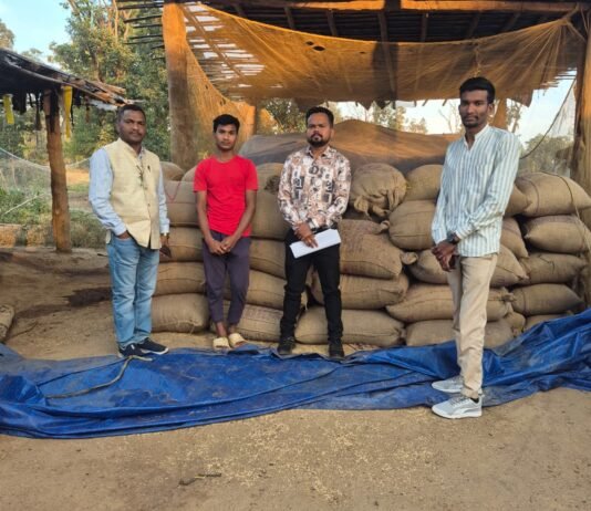 मोहला: खाद्य एवं मंडी विभाग की कार्यवाही, 40 कट्टा धान जप्त…