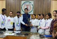 राजनांदगांव: कलेक्टर से युवोदय स्वयं सेवियों ने की सौजन्य भेंट…