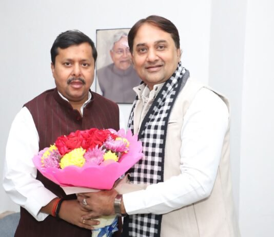 नीलू शर्मा ने भाजपा के नवनियुक्त राष्ट्रीय कार्यकारी अध्यक्ष नितिन नबीन से की सौजन्य भेंट…