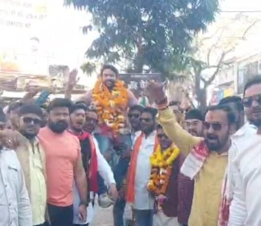 राजनांदगांव: भाजयुमो के नवनियुक्त प्रदेश मंत्री मोनू बहादुर सिंह का भव्य स्वागत…