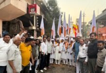 राजनांदगांव: गुरु घासीदास जंयती पर निकली शोभायात्रा, कांग्रेस ने किया स्वागत…