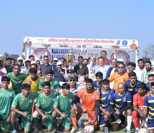 राजनांदगांव: ऑल इंडिया फुटबाल स्पर्धा का हुआ रंगारंग शुभारंभ…