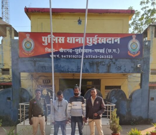 छुईखदान में शराब के लिए पैसे मांगकर मारपीट करने वाले दो आदतन अपराधी गिरफ्तार, भेजे गए जेल…