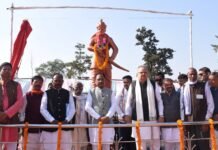 राजनांदगांव: मुख्यमंत्री ने शहीद शिरोमणि गैंदसिंह नायक की मूर्ति किया का अनावरण…