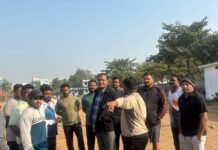 राजनांदगांव: महापौर मधुसूदन यादव लखोली स्कूल मैदान में खिलाडियो से की मुलाकात…