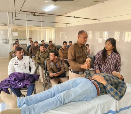 राजनांदगांव : पुलिस जवानों को CPR प्रशिक्षण ,जीवन रक्षक प्रशिक्षण कार्यक्रम आयोजित…