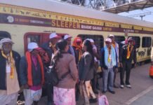 राजनांदगांव: मुख्यमंत्री तीर्थ दर्शन योजना अंतर्गत हरिद्वार, ऋषिकेश, भारत माता मंदिर का भ्रमण कर 800 तीर्थयात्री की हुई सकुशल वापसी…