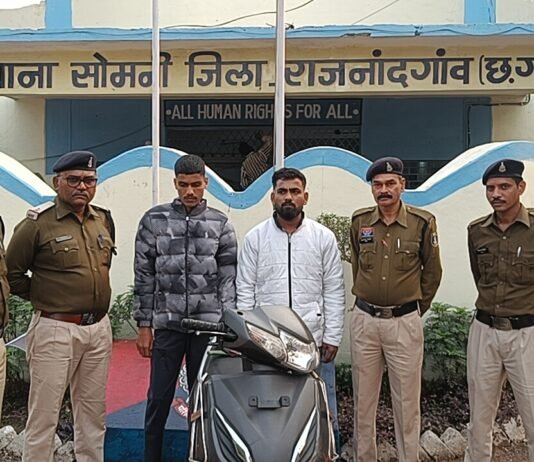 राजनांदगांव: ढाबा संचालक पर चाकू-हॉकी से हमला पुलिस ने दो बदमाशों को पकड़ा…