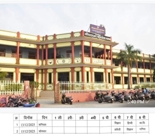 राजनांदगांव: अर्धवार्षिक परीक्षा की अचानक घोषणा से छात्रों व पालकों में नाराज़गी 13 दिसम्बर से परीक्षा देर से मिली जानकारी बना छात्रों के लिए चुनौती…