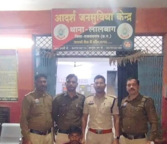 राजनांदगांव : ट्रैक्टर से बैटरी-अल्टीनेटर व डीजल चोरी करने वाला आरोपी गिरफ्तार…