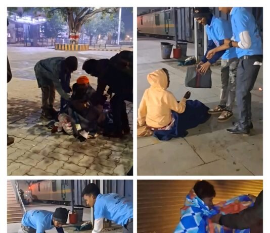 राजनांदगांव: बढ़ती ठंड में मानवता की ज्योत जलाए रीड यूथ सोसायटी…