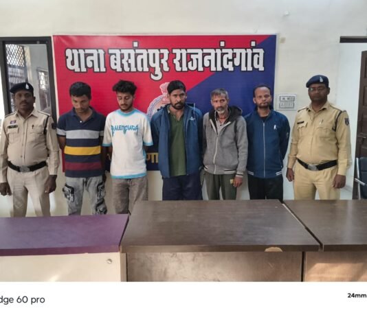 राजनांदगांव: मोहल्लों में हंगामा करने वालों पर कार्रवाई बसंतपुर थाना पुलिस ने 5 को भेजा जेल…