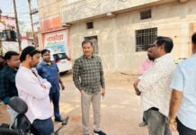 राजनांदगांव: महापौर सफाई एवं निर्माण कार्य देखने सुबह पहुॅचे वार्ड नं. 44 व 45 में…