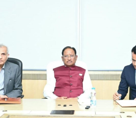 रायपुर : मेडिसिटी विकास की दिशा में बड़ी उपलब्धि: चार माह में जमीन लीज और रजिस्ट्री पूरी, ₹680 करोड़ की लागत से बनेगा 300 बिस्तरों का बॉम्बे हॉस्पिटल…