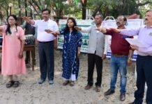 राजनांदगांव: राष्ट्रपिता महात्मा गांधी की पुण्यतिथि पर दी गई श्रद्धांजलि…