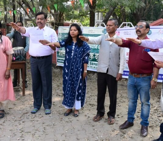 राजनांदगांव: राष्ट्रपिता महात्मा गांधी की पुण्यतिथि पर दी गई श्रद्धांजलि…