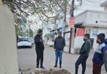 राजनांदगांव: ममता नगर क्षेत्र में पाईप लाईन जॉच कार्य का आयुक्त ने किया निरीक्षण…