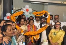 राजनांदगांव: महिला कांग्रेस ने राजनांदगांव में मनाया राज्यसभा सांसद फुलो देवी नेताम का जन्मदिन…